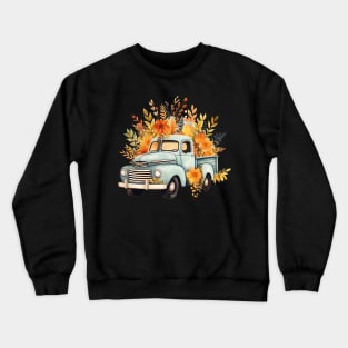 Vintage Blue Truck Crewneck Sweatshirt